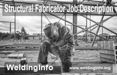 Structural Metal Fabricator Job Description, Responsibilities and 